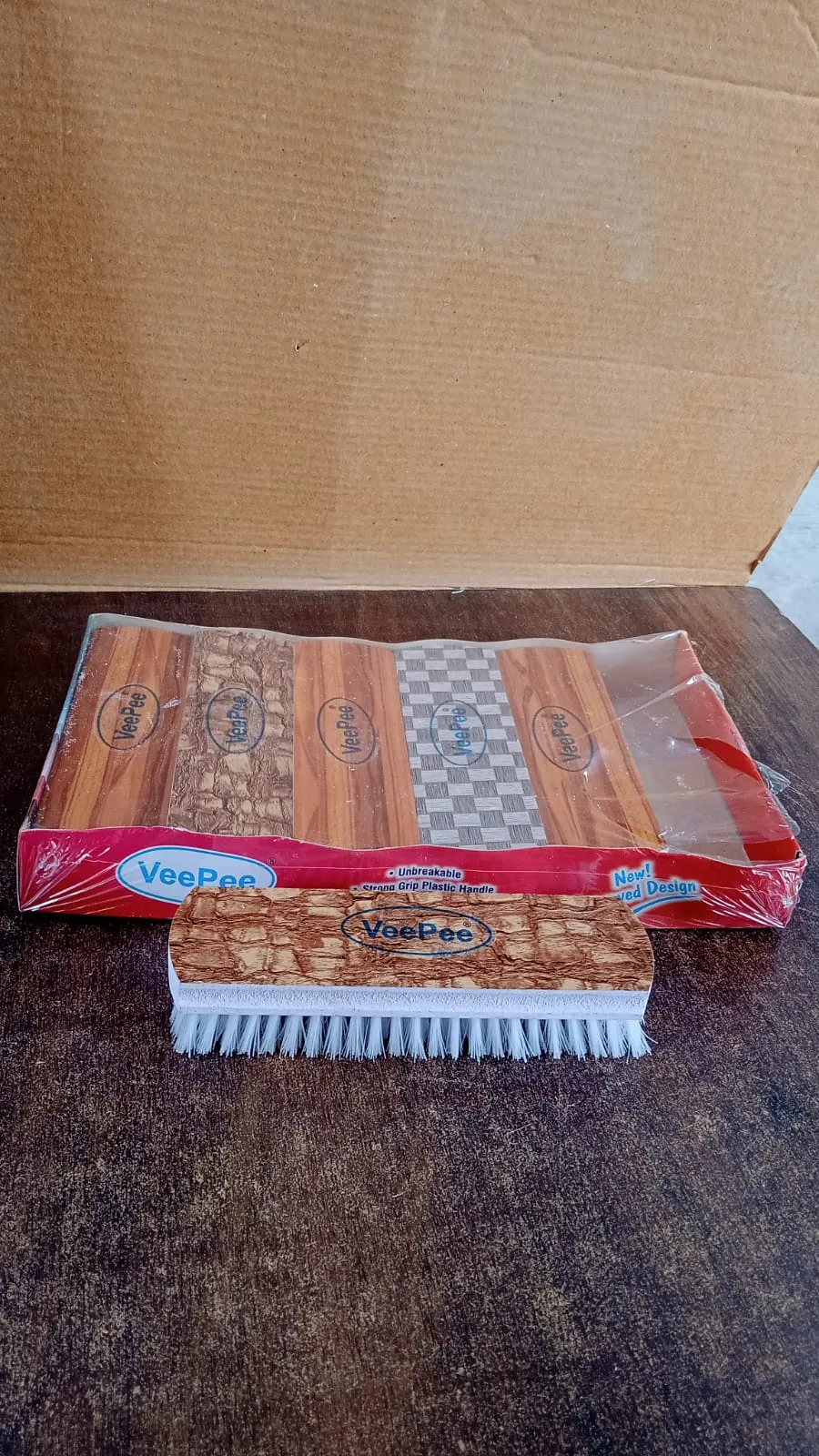 Veepee 6-Piece Washing and Cleaning Scrub Brush Set – (Multi-Color Bristles) - Detailed Feature View 11