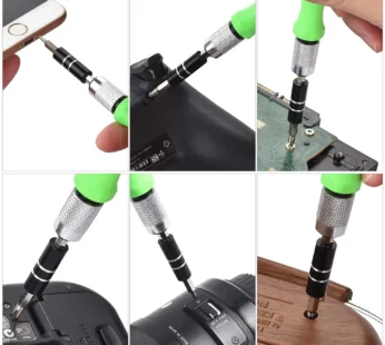 32 in 1 Mini Screwdriver Bits Set with Magnetic Flexible Extension Rod