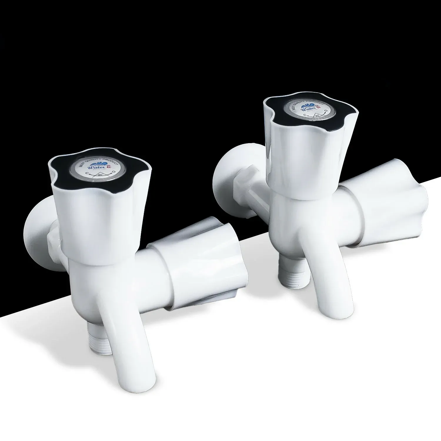 Premium Set of 2 Premium Plastic Bib Cock Water Taps - Buy Online at Alikart