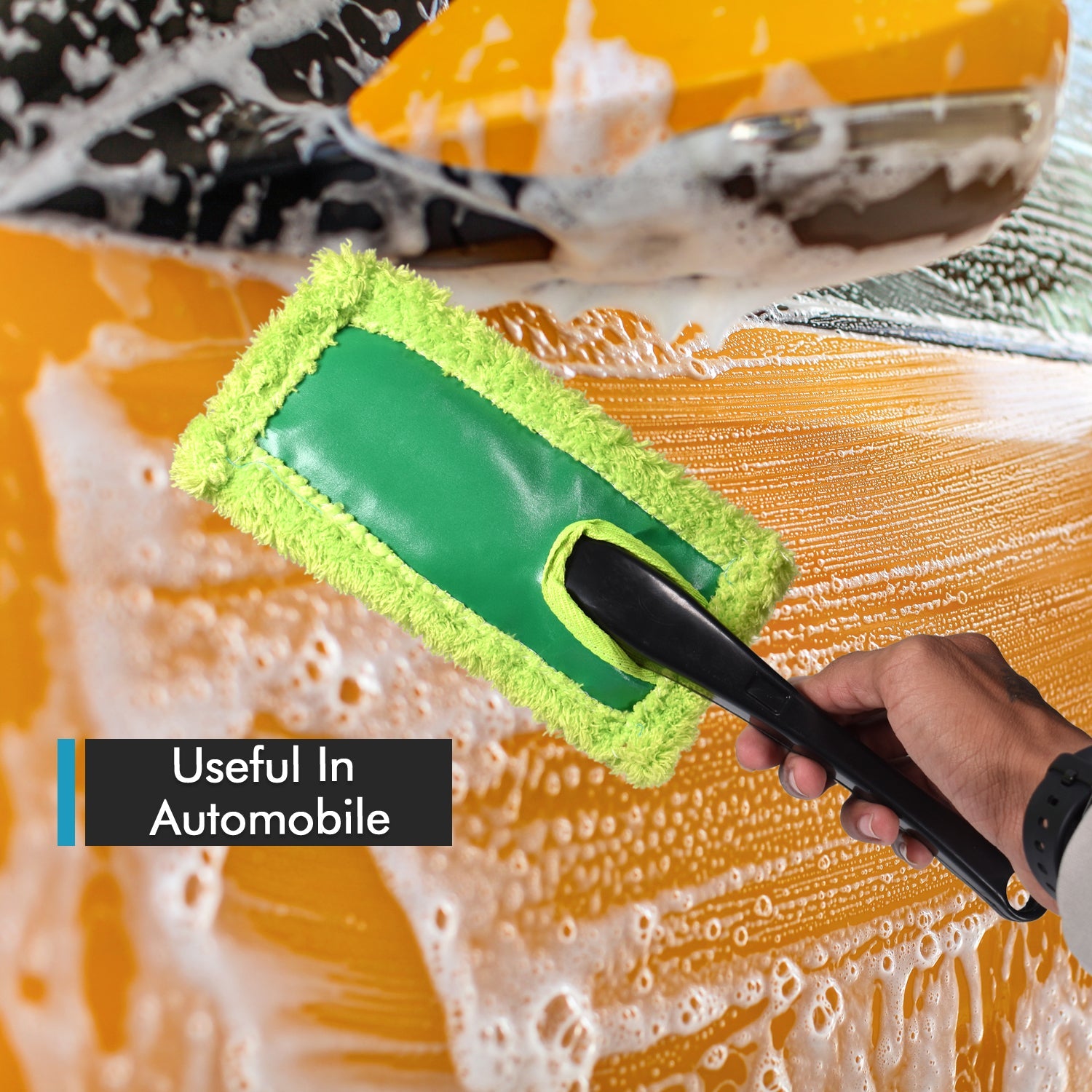 Car Cleaning Wash Brush Dusting Tool Large Microfiber Duster - Detailed Feature View 3