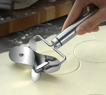 Multifunctional Easy and Fast Stainless Steel Puri cutter roller Machine (1 pc)