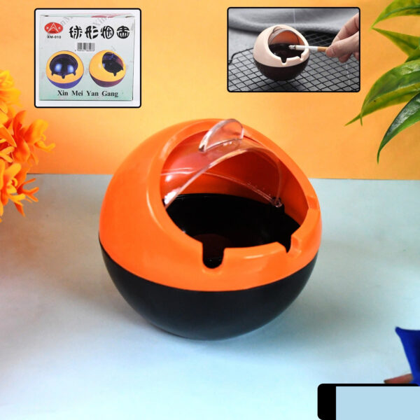 Ball Ashtray PP Plastic Windproof with Lid Indoor Outdoor Patio Car Portable Ashtray