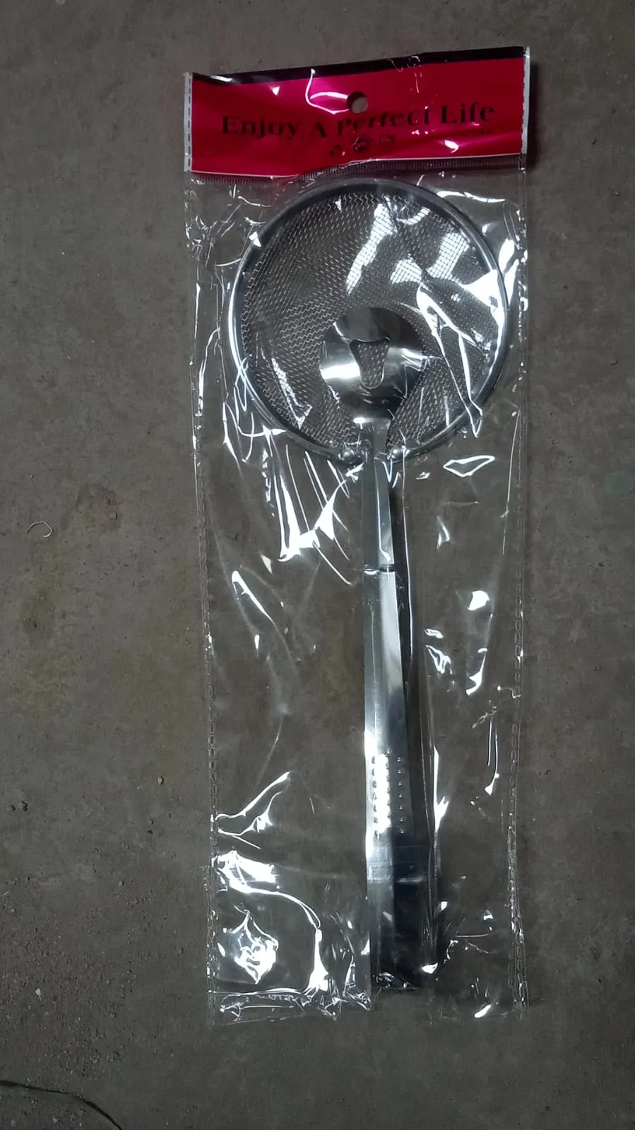 2In1 Stainless Steel Filter Spoon with Clip Food Kitchen Oil-Frying Multi-Functional - Detailed Feature View 9
