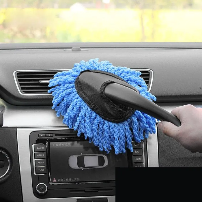 Premium Microfiber Car Cleaning Brush (Small) – Soft Duster for Dashboard, Interior & Exterior Cleaning (1 Pc) - Buy Online at Alikart