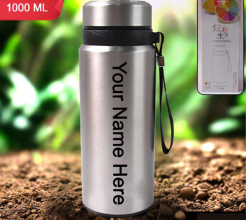 Customize Double-Wall Stainless Steel Vacuum Insulated Bottle (1000ml Approx)