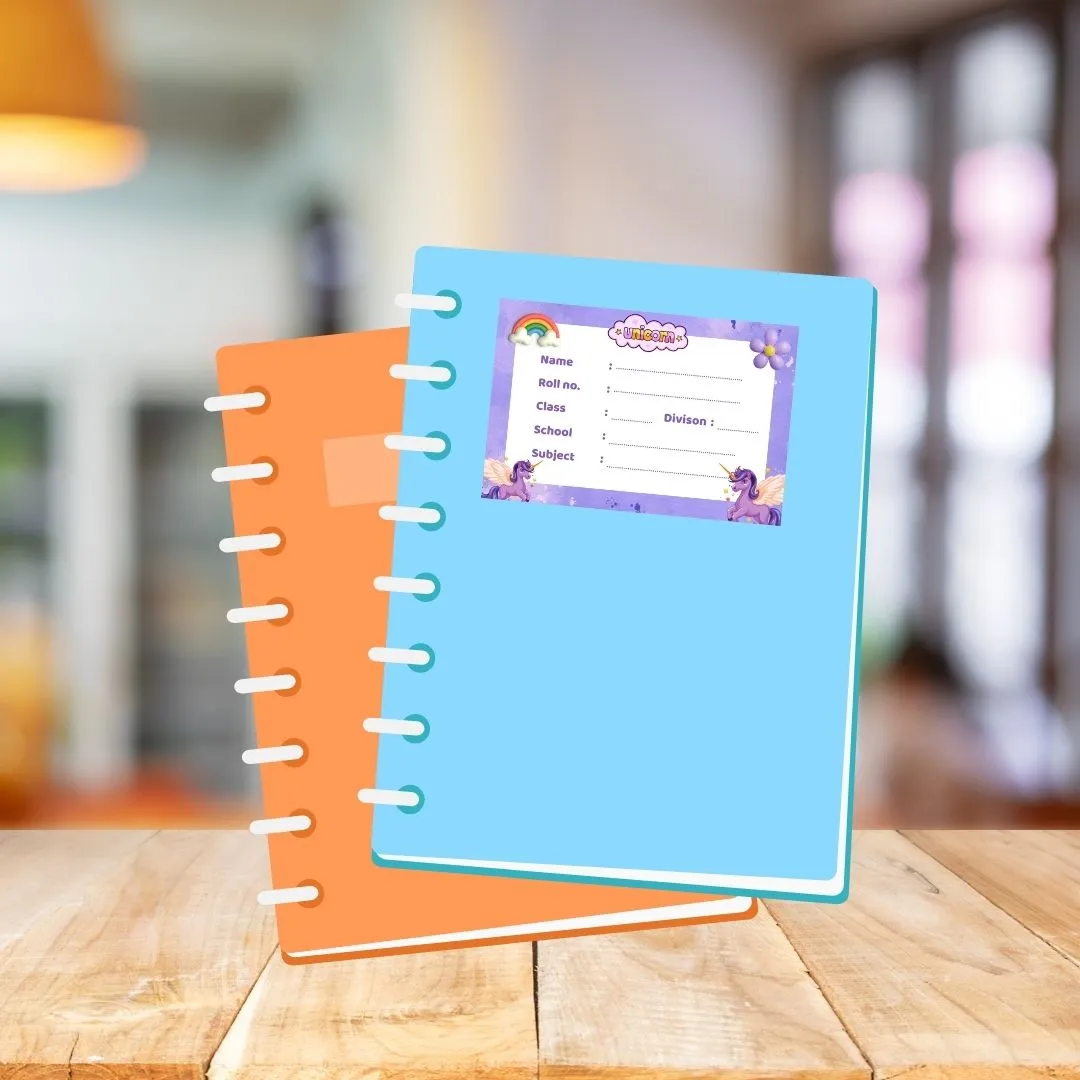 Customized Name Sticker for School Books & Copys- 24 Labels - Detailed Feature View 4