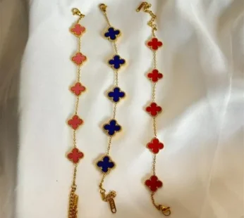 Flower Design Anti Tarnish Bracelet