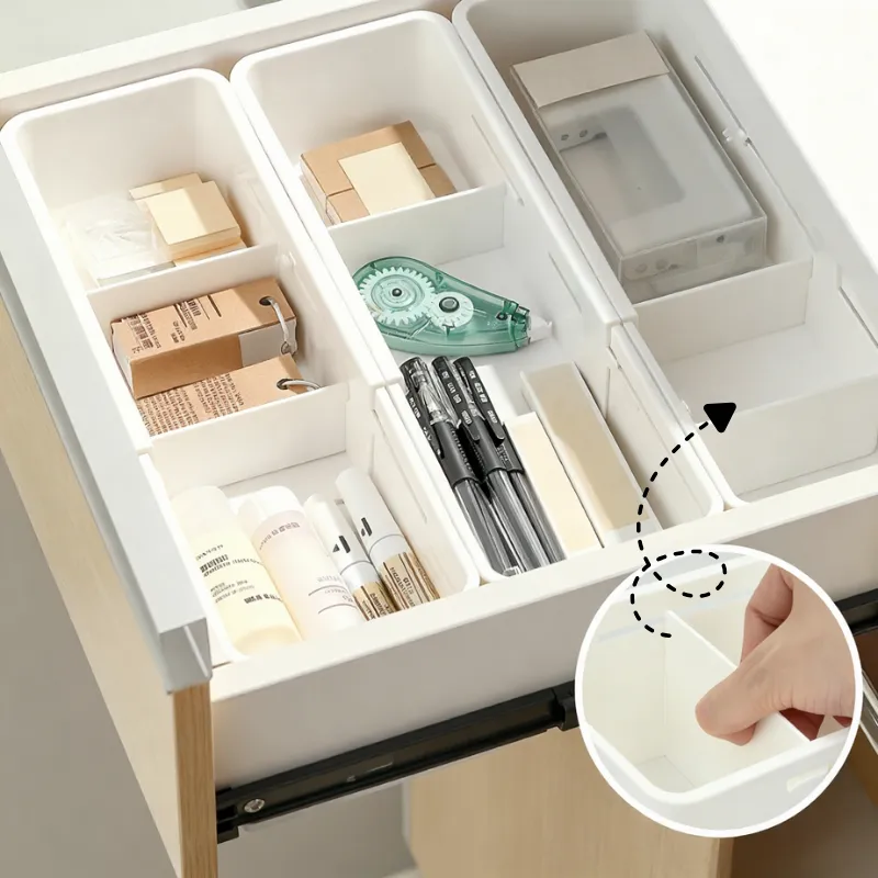 Premium Storage Box with Removable Dividers – Adjustable Organizer for Small Items, Beads, Jewelry & Tools (Pack of 1) - Buy Online at Alikart