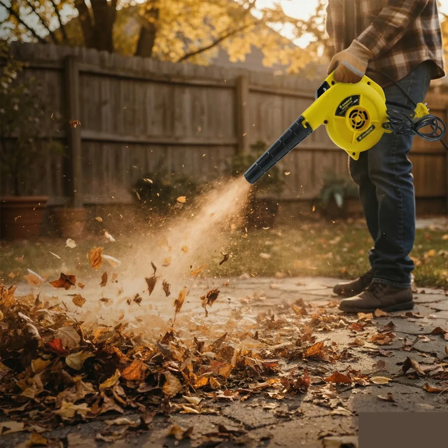Amber High Power Electric Dust Cleaning Air Blower (1 Pc, 550W) - Detailed Feature View 3