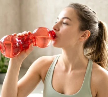 Plastic Dumbbell Shaped Water Bottle 550 ML for Fitness and Daily Hydration