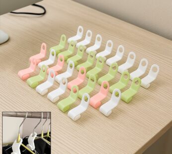 Multi-Color Hanger Connector Hooks (30 Pc)