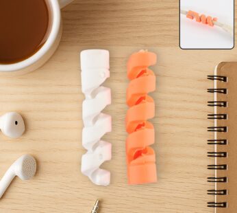 Anti-Fray Spiral Cable Protector – (2 Pc / Set)