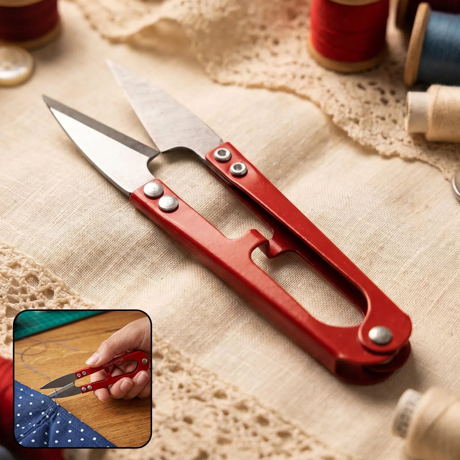 Premium Thread Cutter Snip Scissors for Sewing (1 Pc) - Buy Online at Alikart
