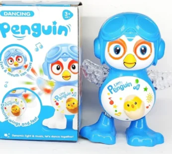Dancing Penguin Musical Toy with Vibrant Lights – Battery Operated Moving Penguin Toy for Kids