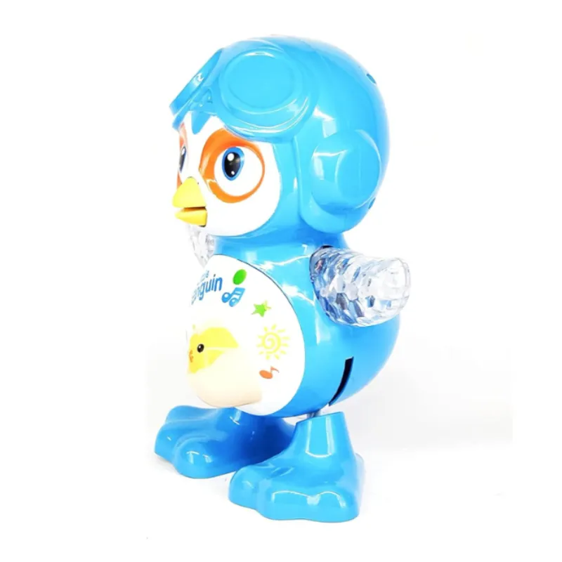 Dancing Penguin Musical Toy with Vibrant Lights – Battery Operated Moving Penguin Toy for Kids - Detailed Feature View 1
