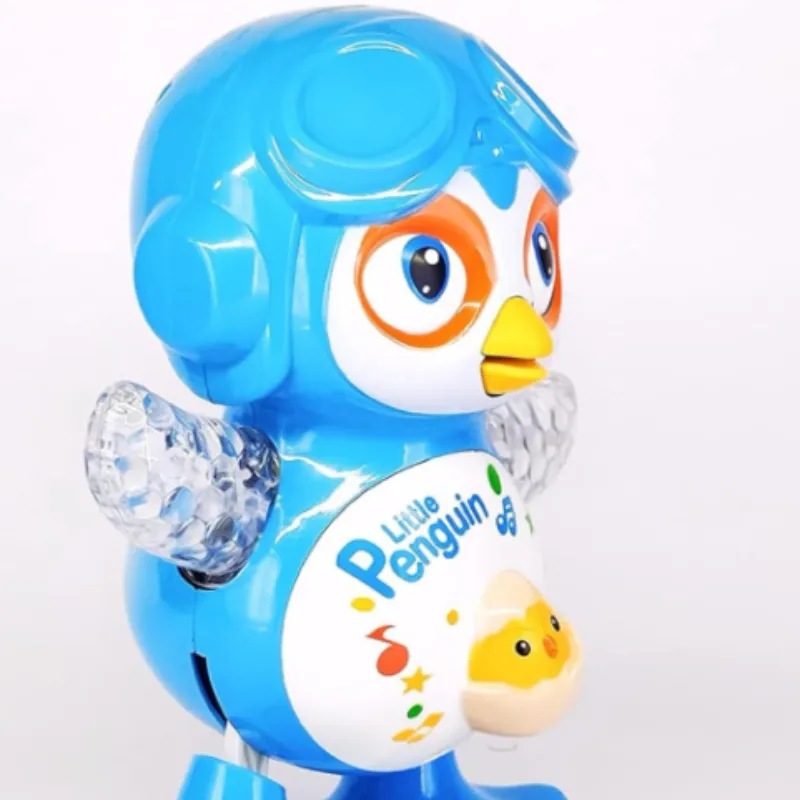 Dancing Penguin Musical Toy with Vibrant Lights – Battery Operated Moving Penguin Toy for Kids - Detailed Feature View 2
