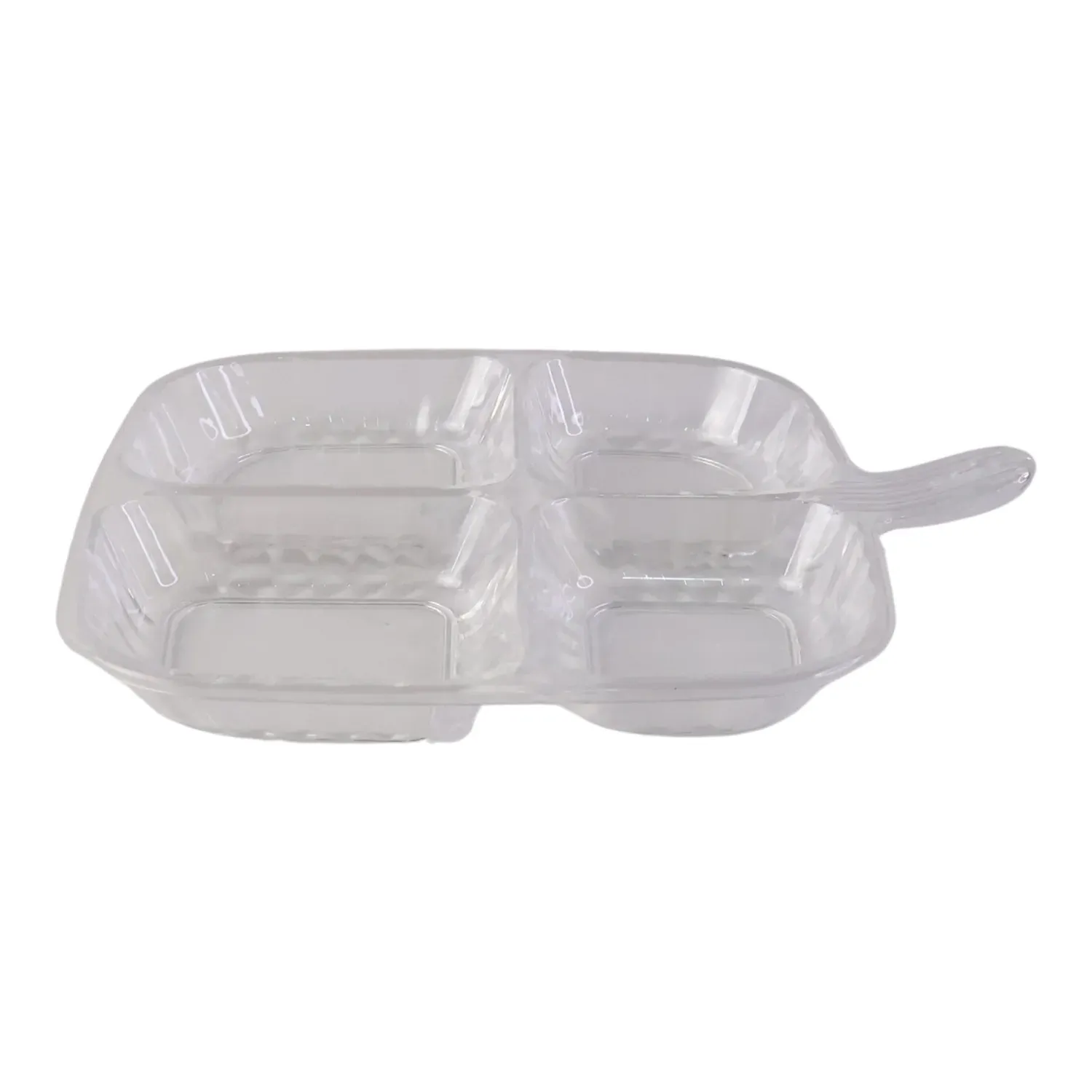 Plastic Kitchen Trays for Serving (4 Compartment / 1 Pc) - Detailed Feature View 9