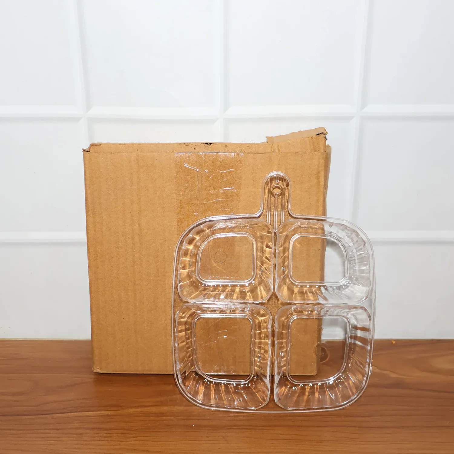 Plastic Kitchen Trays for Serving (4 Compartment / 1 Pc) - Detailed Feature View 13