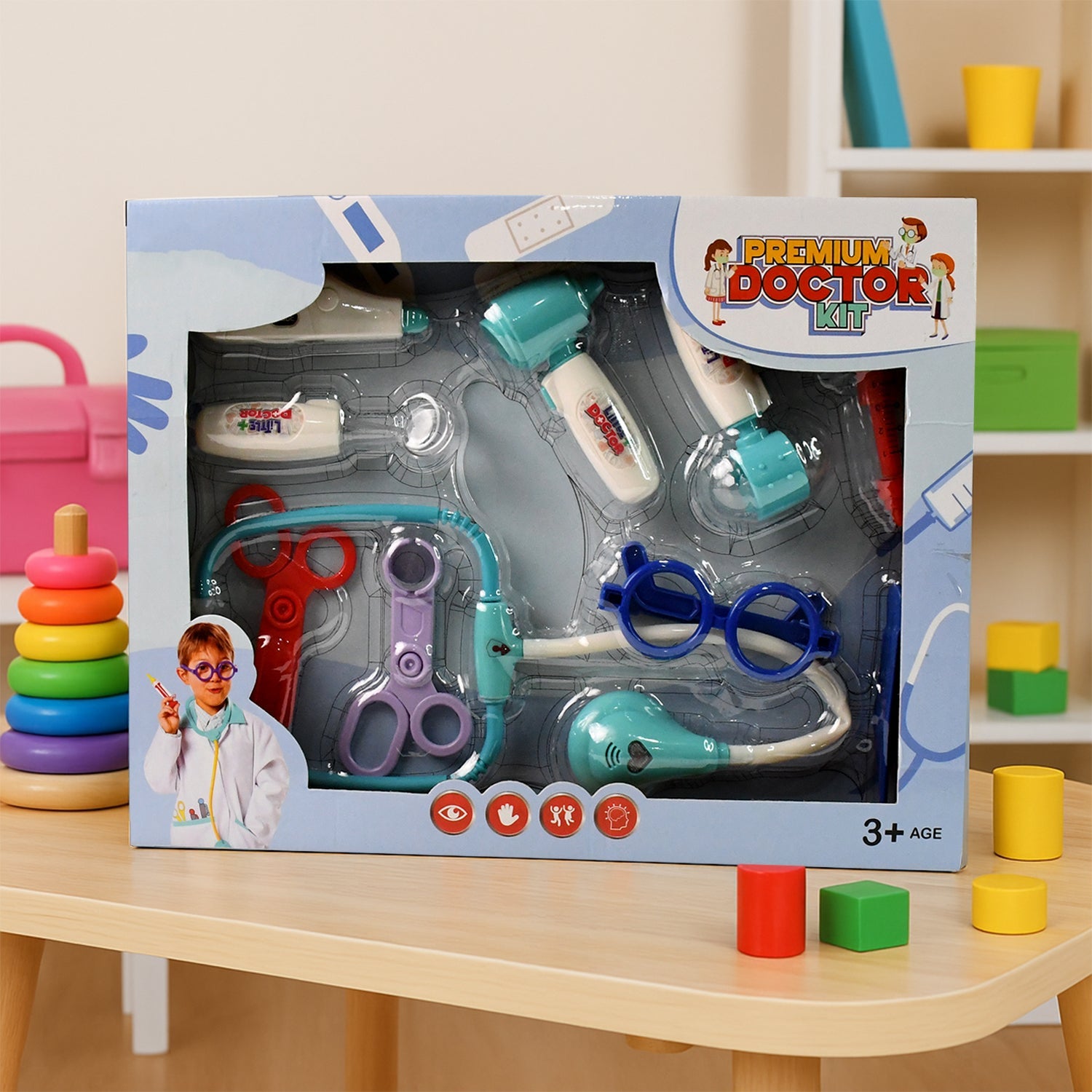 Premium Aditi Premium Doctor Kit Medical Role Play Toy Set for Kids (10 Pc) - Buy Online at Alikart