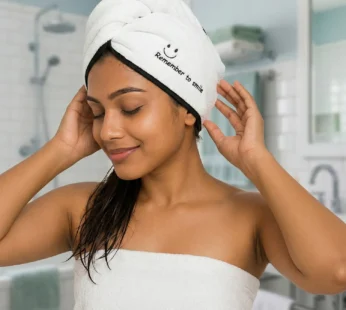 Super Absorbent Microfiber Hair Drying Towel Wrap (1 Pc)