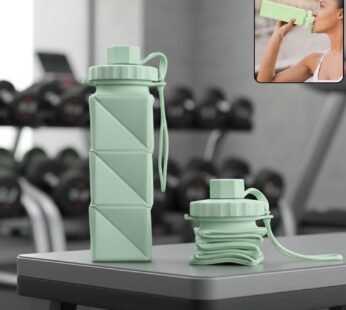 Premium Foldable Collapsible Water Bottle (1 Pc)