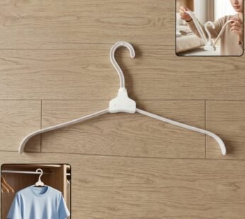 Premium Foldable Plastic Clothes Hanger 1 Pc