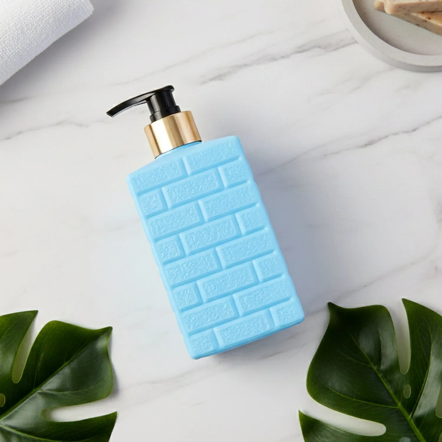Plastic Soap Dispenser Pump Bottle (1 Pc) - Detailed Feature View 7