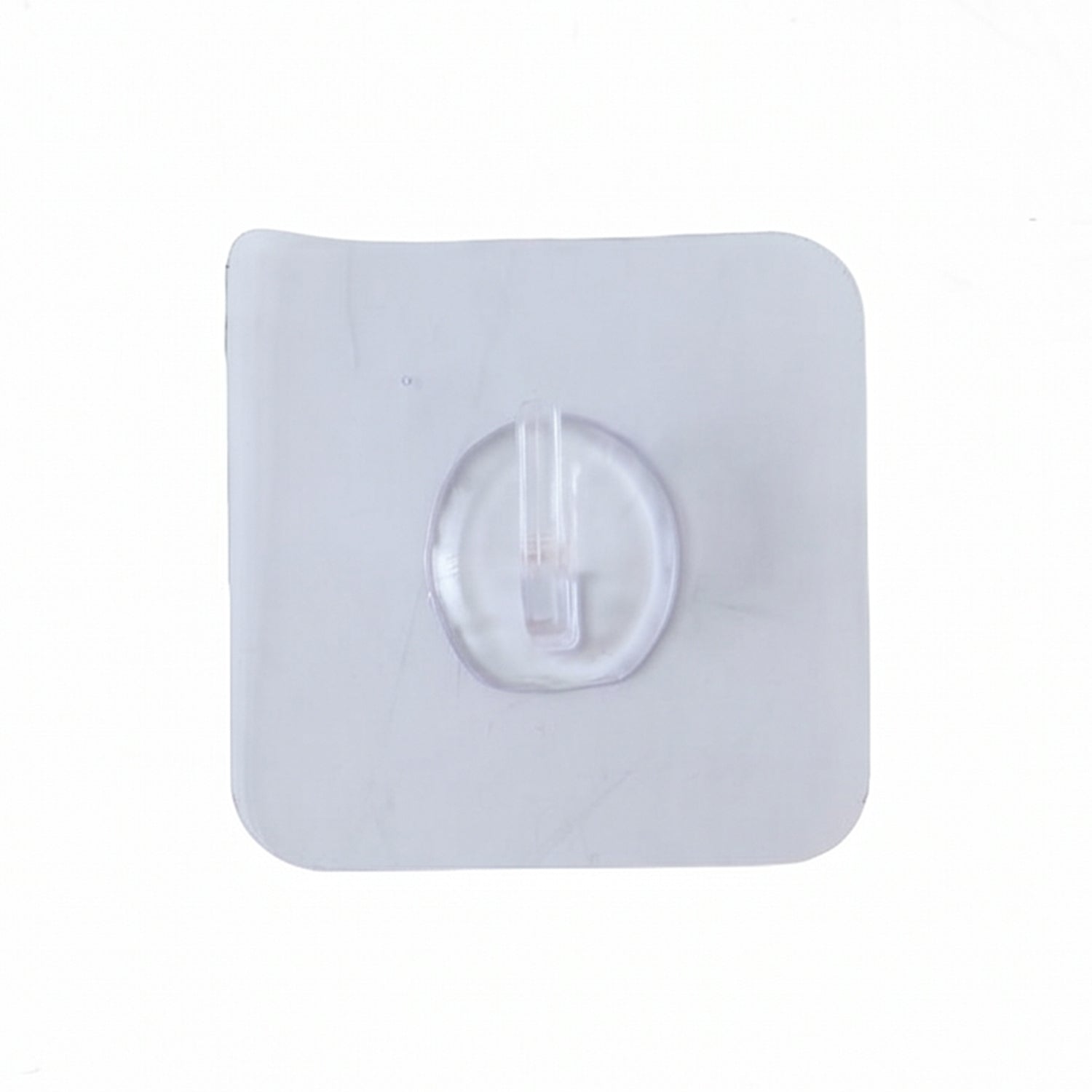 Transparent Square Self Adhesive Wall Utility Hook (1 Pc) - Detailed Feature View 4