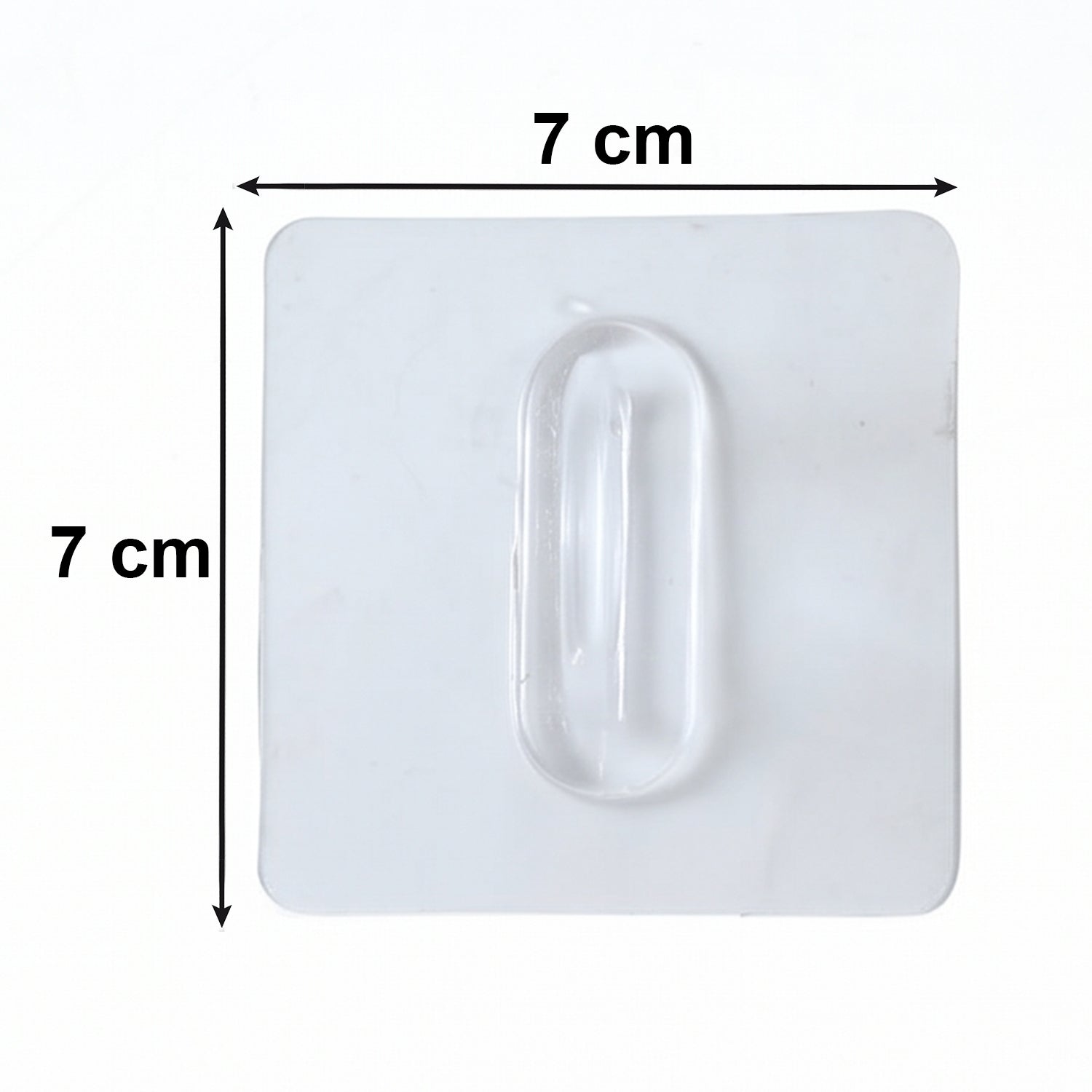 Transparent Multipurpose Adhesive Wall Holder Hook (1 Pc) - Detailed Feature View 5
