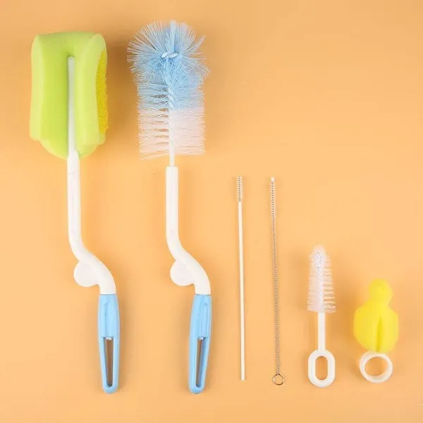 Baby Bottle Nipple Cleaning Brush Set - Detailed Feature View 2