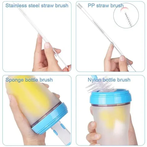 Premium Baby Bottle Nipple Cleaning Brush Set - Buy Online at Alikart