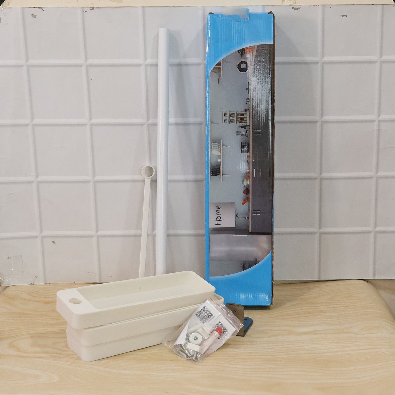 Multipurpose Rotating Shelf Storage Rack 4 Tier (1 Set) - Detailed Feature View 8