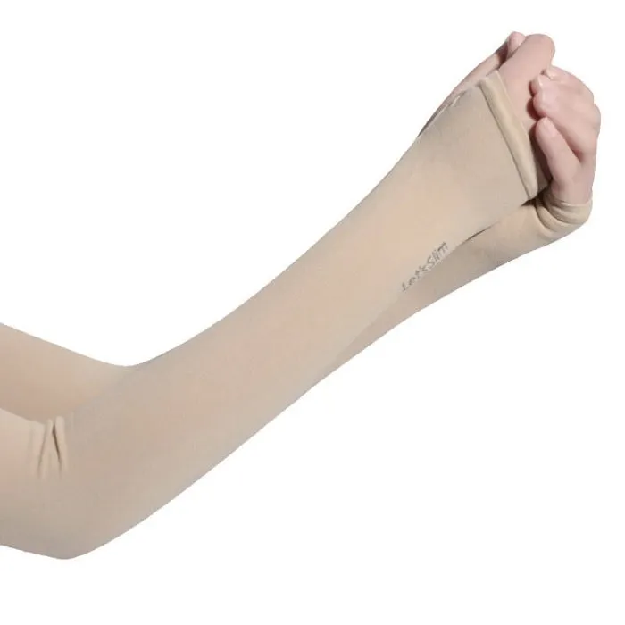Let's slim Hand Cover Cool Arm Sleeves - UV Protection & Breathable Sports Wear (Pack of 1 Pair) - Detailed Feature View 3