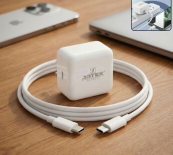 USB Type C 30W Fast Charging Adapter with Type C to Type C Cable for Smartphones
