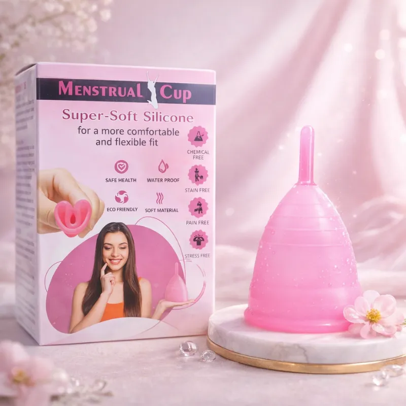 Premium Menstrual Cup – Reusable Soft Silicone Period Cup for Women, Eco-Friendly & Leakproof Feminine Hygiene Solution (Pack of 1) - Buy Online at Alikart
