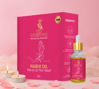 Ved Sanjeevani Nabhi Oil for Menstrual Pain Relief (30ML / 1 Pc)