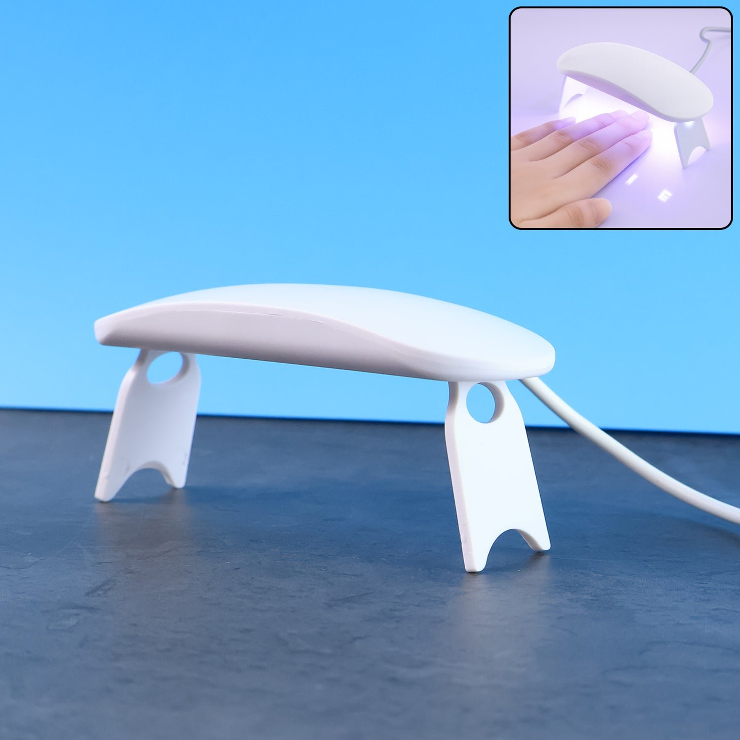 Premium Mini Portable UV LED Nail Lamp for Gel Nail Polish Curing (1 Pc) - Buy Online at Alikart