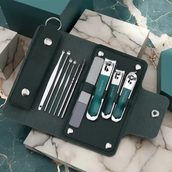 Portable Nail Clippers Kit: Ultimate Manicure & Pedicure Set