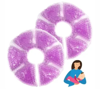 Breast Therapy Pads – Hot & Cold Breastfeeding Gel Pads – Reusable Ice Pack (Random Color) (Pack of 2 Pcs)