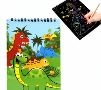 Scratch Art Notebook for Kids | Magic Rainbow Scratch Drawing Book | DIY Creative Art Pad (Random Theme-Pack of 1)