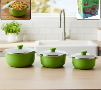 Signature Multipurpose Kitchen Serving Bowl (1000ML,1400ML,2200ML,3 Pc Set)
