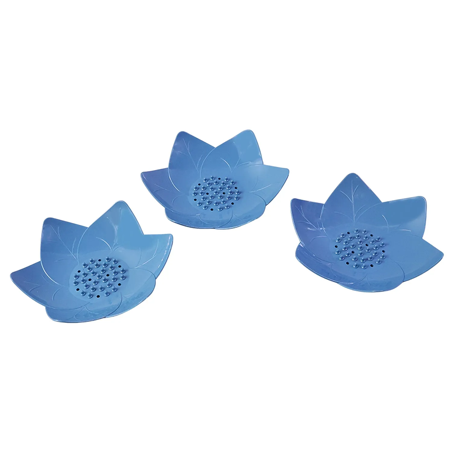 Supermom 3-Piece Lotus Blossom Design Soap Holder Set - Detailed Feature View 4