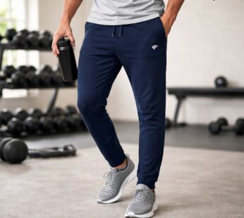 Men’s Premium Stretch Sports Track Pants – Slim Fit Gym & Casual Wear