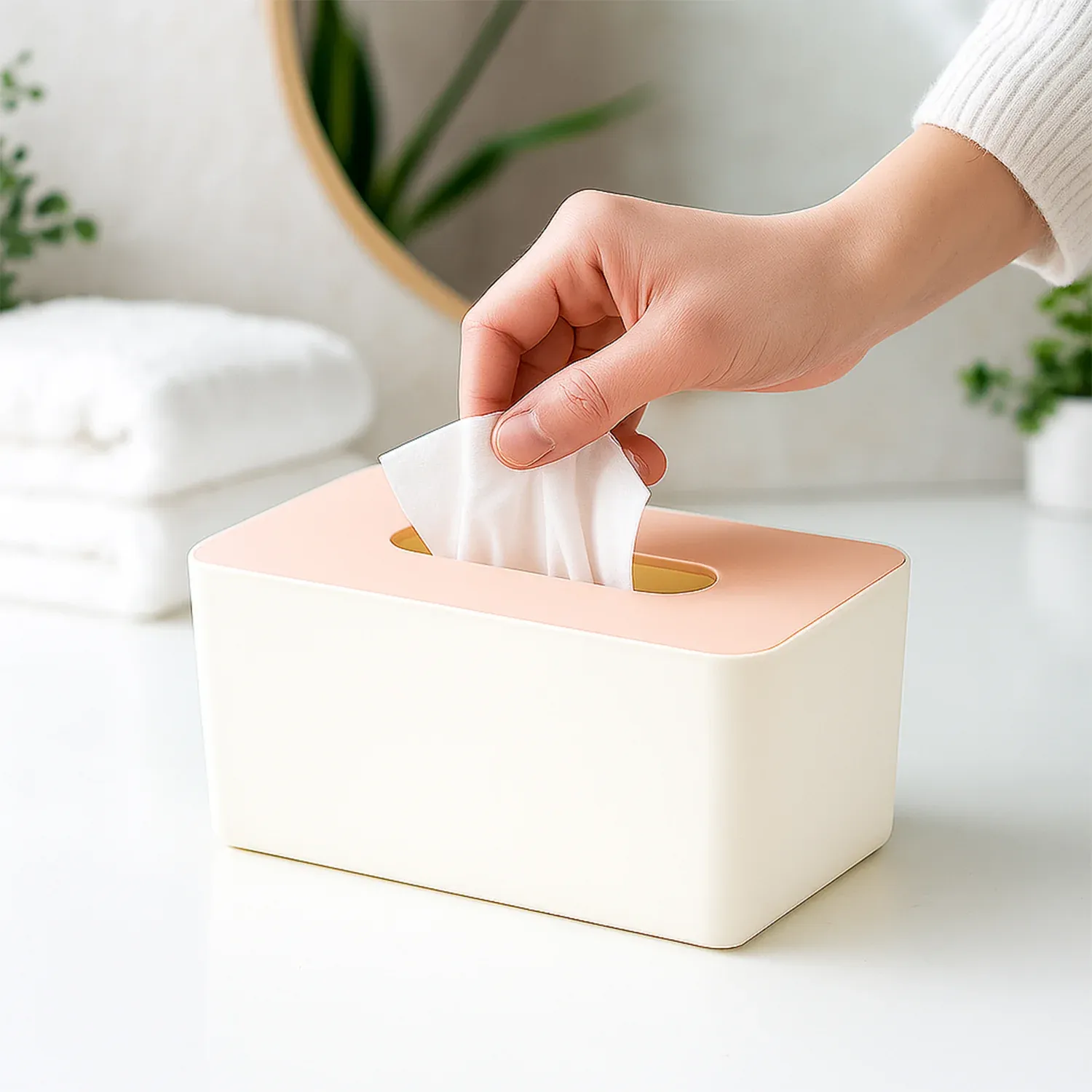 Modern Tissue Box Holder - (1 Pc) - Detailed Feature View 6