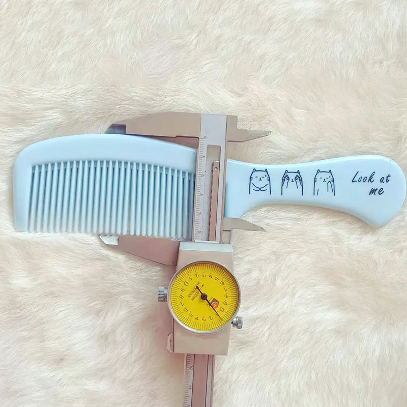 Message Printed Hair Comb – Random Color Stylish Hair Accessory for Women & Kids(Rando color-Pack of 1) - Detailed Feature View 2