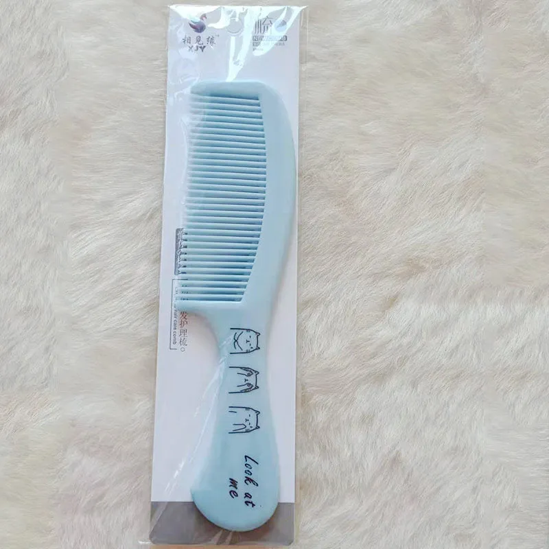 Message Printed Hair Comb – Random Color Stylish Hair Accessory for Women & Kids(Rando color-Pack of 1) - Detailed Feature View 3