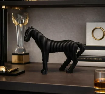 Modern Abstract Horse Sculpture Home Decor Showpiece