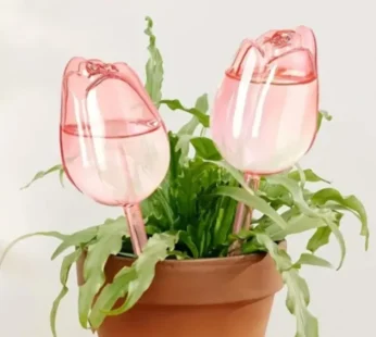 Decorative Tulip Style Self-Watering Planter Bulb – Auto Watering Solution for Indoor Pots and Garden Plants (1 Pcs)