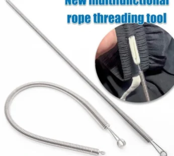 Steel Bendable Rope Threading Tool – Flexible Needle for Rope, Elastic, Drawstring & Cord Insertion (Pack of 2 Pcs)