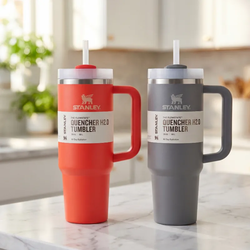 Stanley 1800ml Tumbler – Large Capacity Drinking Tumbler for Water, Juice & Cold Beverages(Random Color-Pack of 1) - Detailed Feature View 1